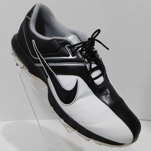 Nike Air Rival Mens Golf Shoes Wht/Blk Sz 10.5